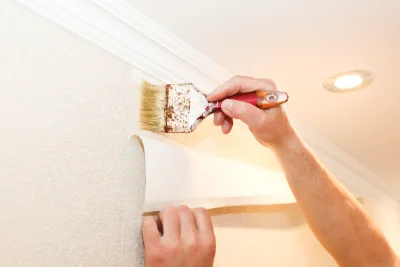 Pose de papier peint à Buschwiller — revêtements muraux et toiles de verre
